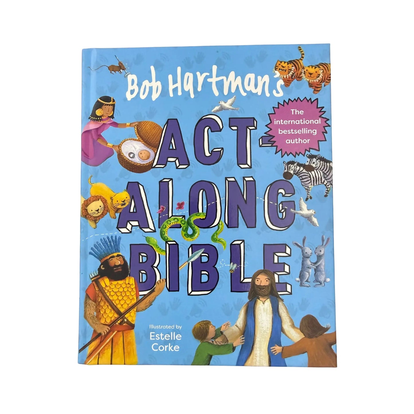 Bob Hartman's Act-Along Bible original interactive religious book cover