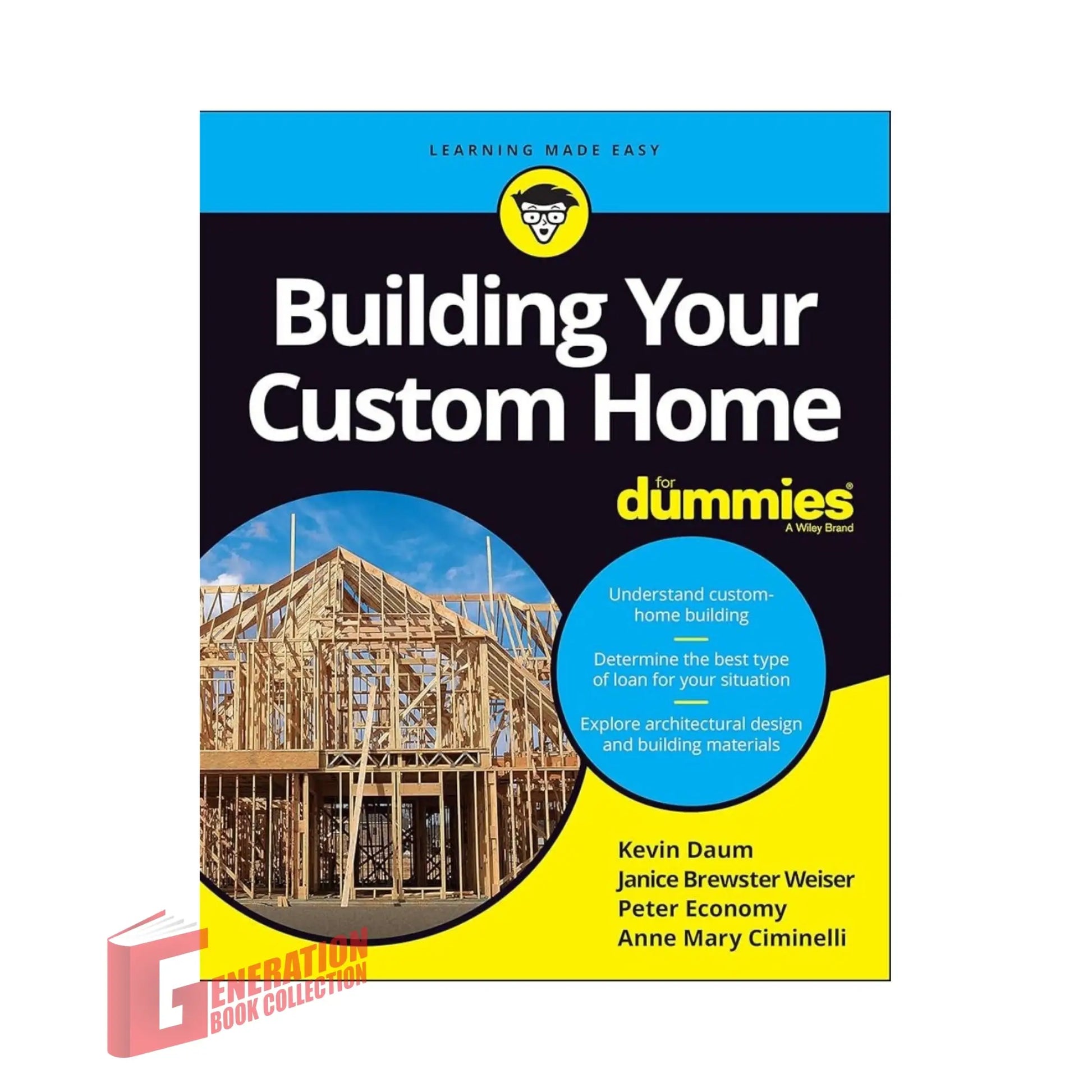 Building Your Custom Home For Dummies by Kevin Daum original construction guide cover