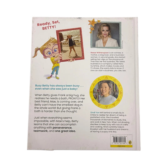 Back cover details of Busy Betty imported edition