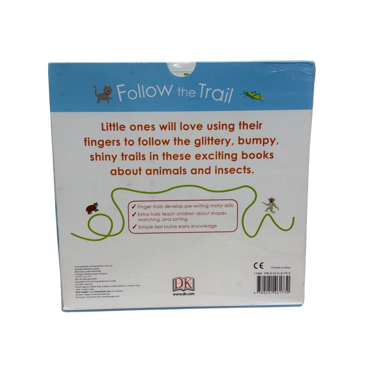 DK Follow the Trail Amazing Animals 4 Books Slipcase Set Educational Library
