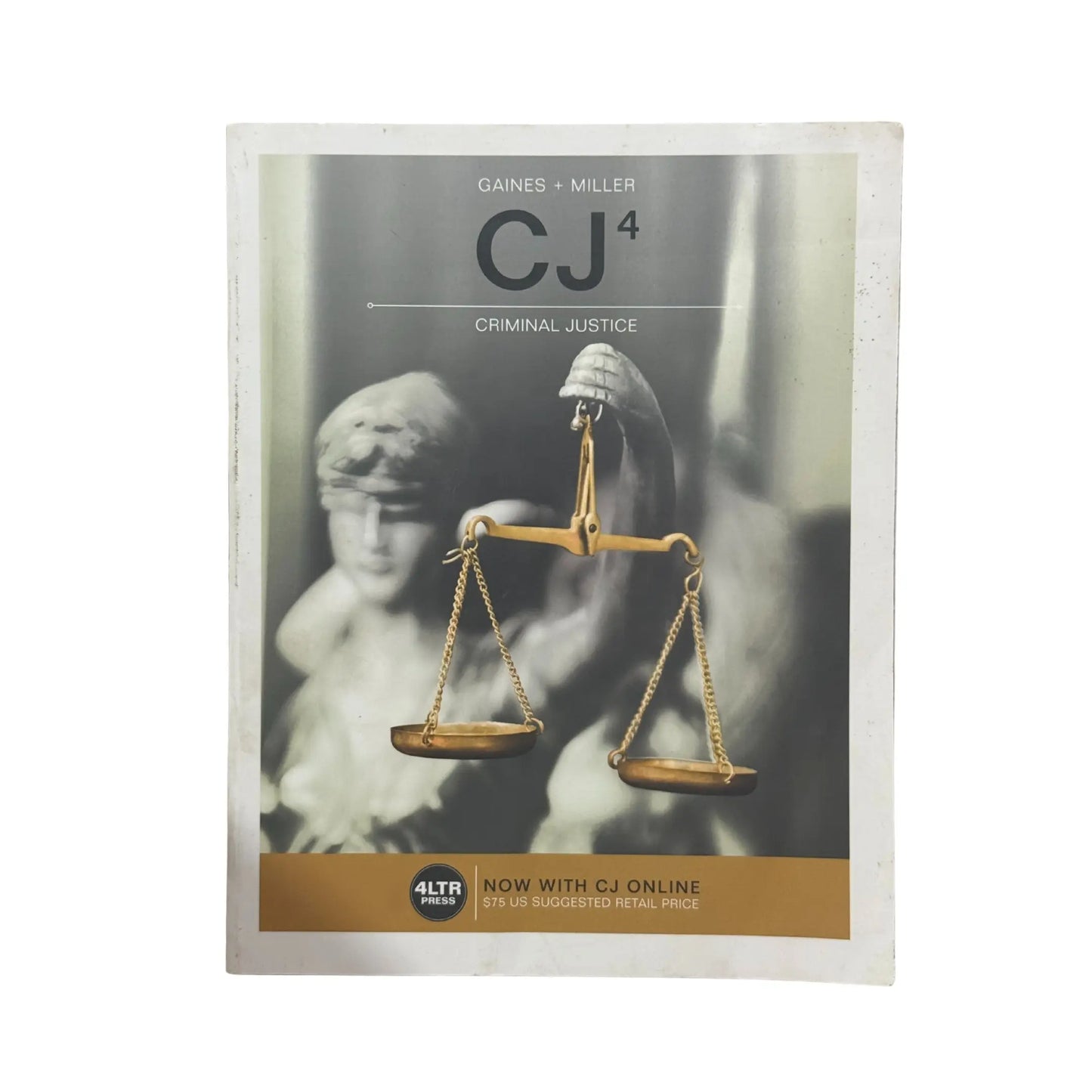 The front cover of CJ: Criminal Justice by Larry K. Gaines, available as an original imported copy at Generation Books Collection Pakistan.