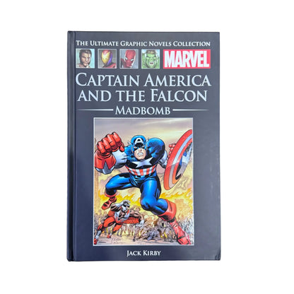 The front cover of Captain America and the Falcon: Madbomb by Jack Kirby, available as an original imported copy at Generation Books Collection Pakistan.