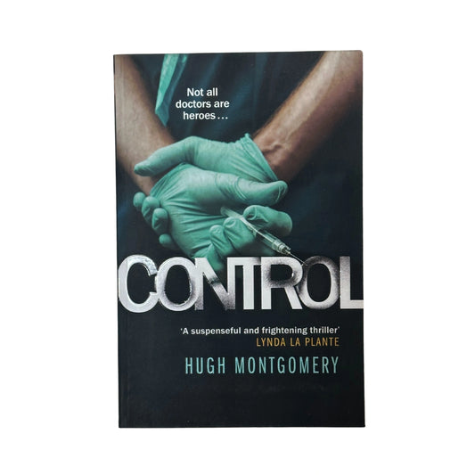 The front cover of Control by Hugh Montgomery, available as an original imported copy at Generation Books Collection Pakistan.