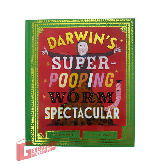 Darwin's Super-Pooping Worm Spectacular original children's book cover art