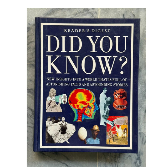 The front cover of Did You Know? by Douglas Amrine, available as an original imported copy at Generation Books Collection Pakistan.