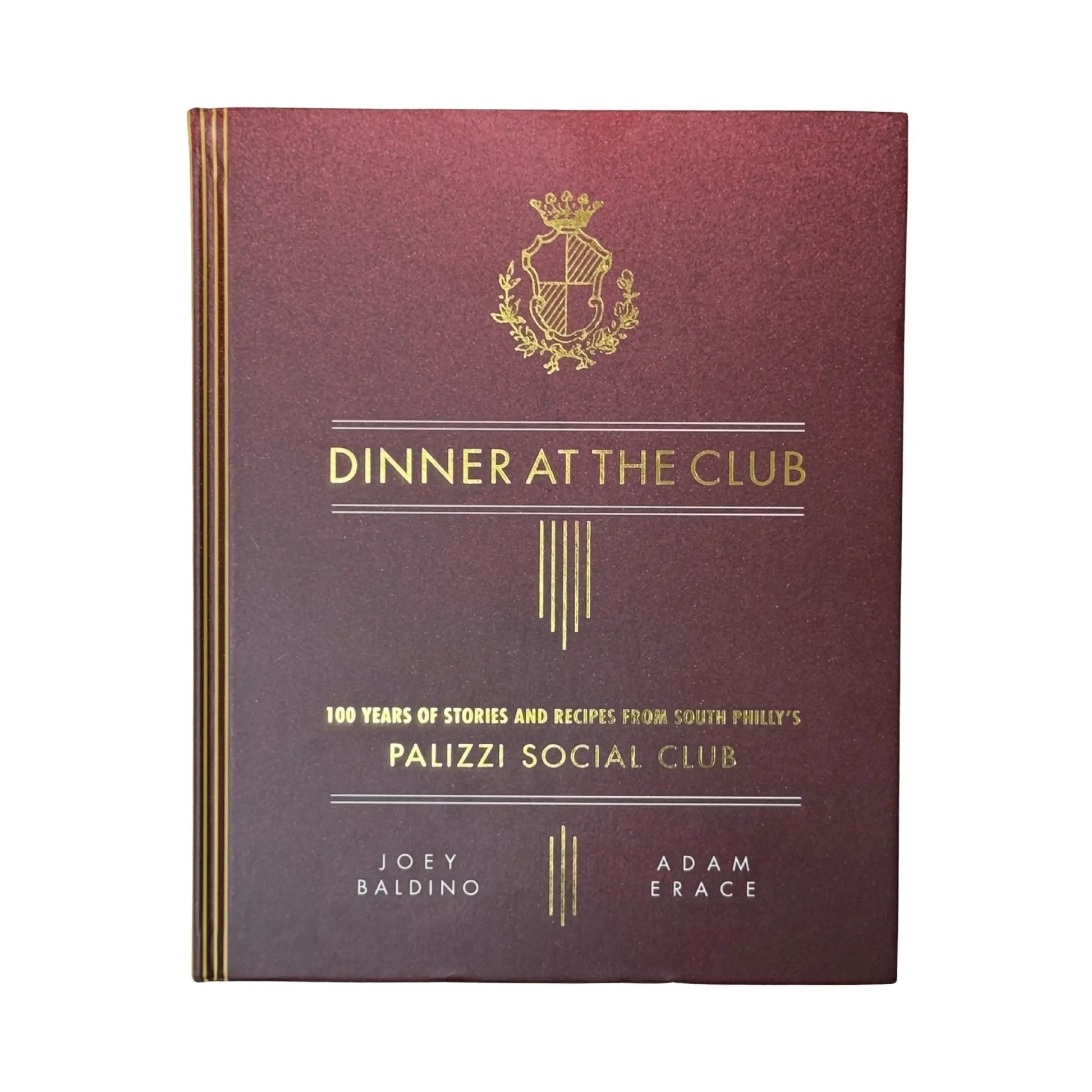 Dinner at the Club by Joey Baldino original cookbook cover