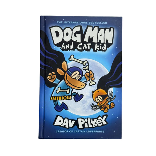 Dog Man and Cat Kid by Dav Pilkey original graphic novel art