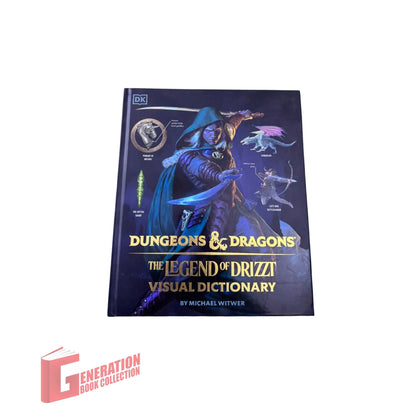The front cover of Dungeons & Dragons: The Legend Of Drizzt Visual Dictionary by Michael Witwer, available as an original imported copy at Generation Books Collection Pakistan.