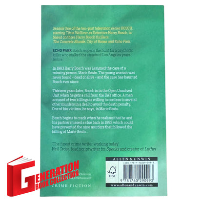 Back cover details of Echo Park imported edition