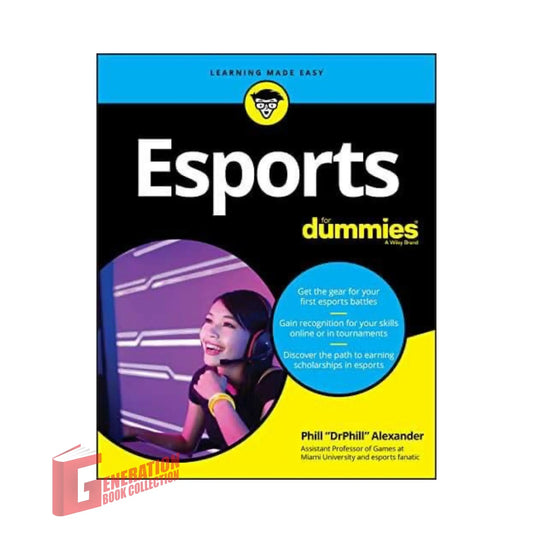Esports For Dummies by Phill Alexander original book cover