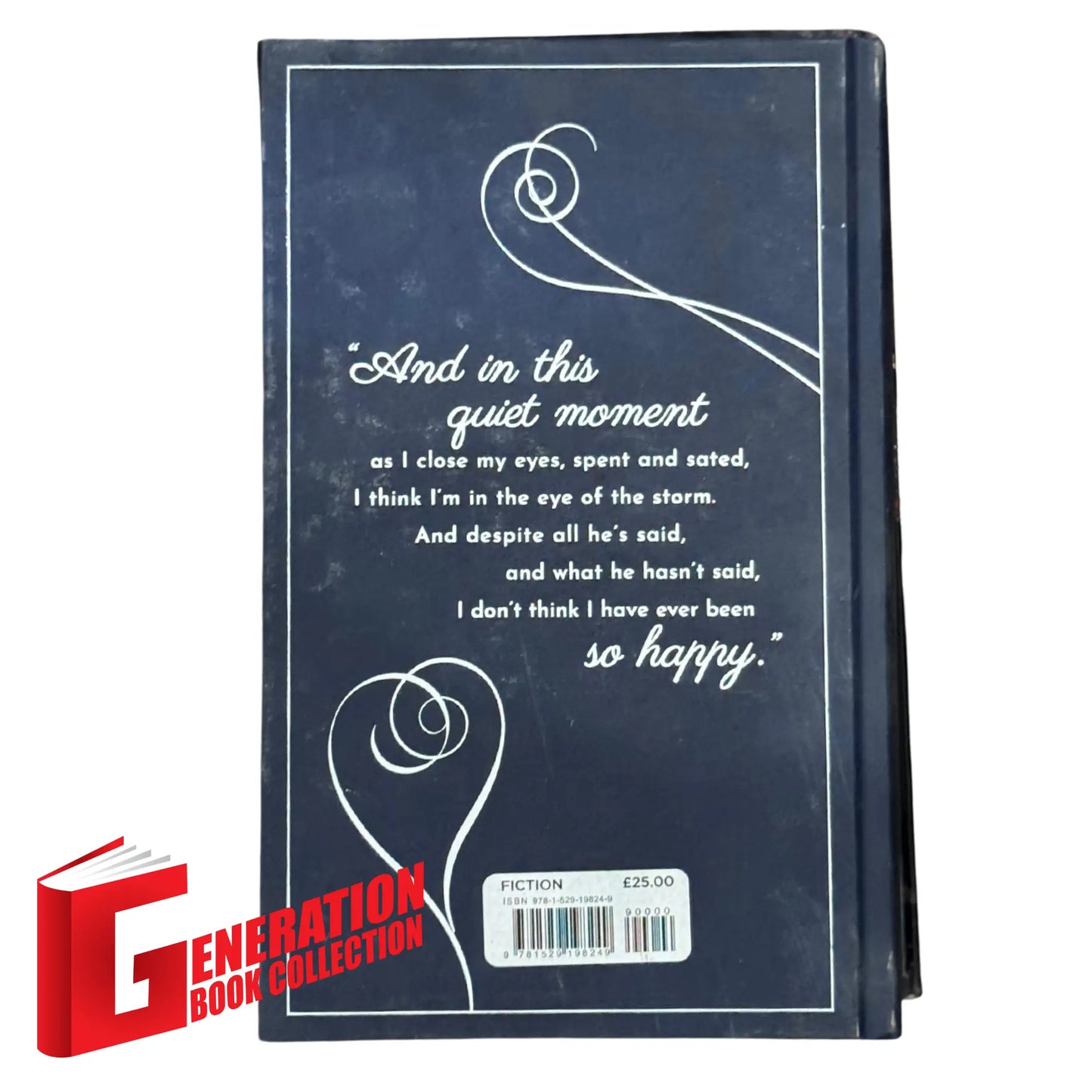 The back cover and synopsis of the original Fifty Shades of Grey book.