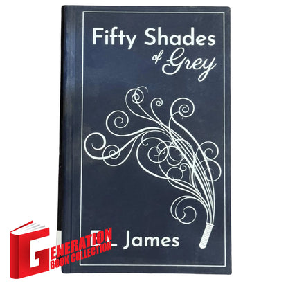 The front cover of Fifty Shades of Grey by E.L. James, available as an original imported copy at Generation Books Collection Pakistan.