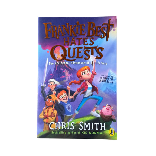 The front cover of Frankie Best Hates Quests by Chris Smith, available as an original imported copy at Generation Books Collection Pakistan.