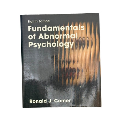 Fundamentals of Abnormal Psychology by Ronald J. Comer original Worth textbook cover