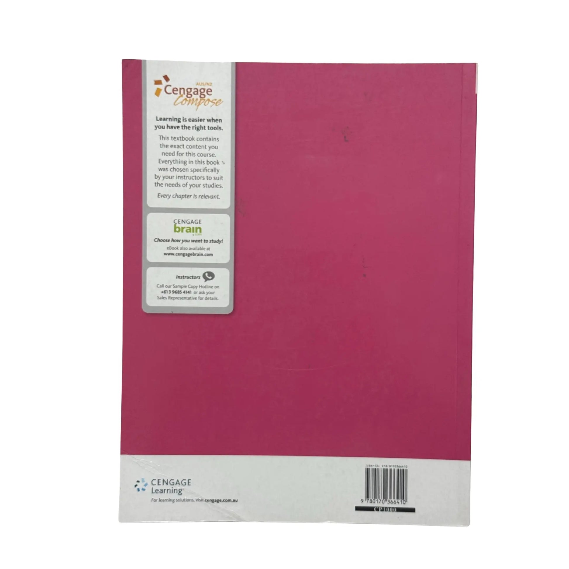 Back cover details of HLSC111 imported edition