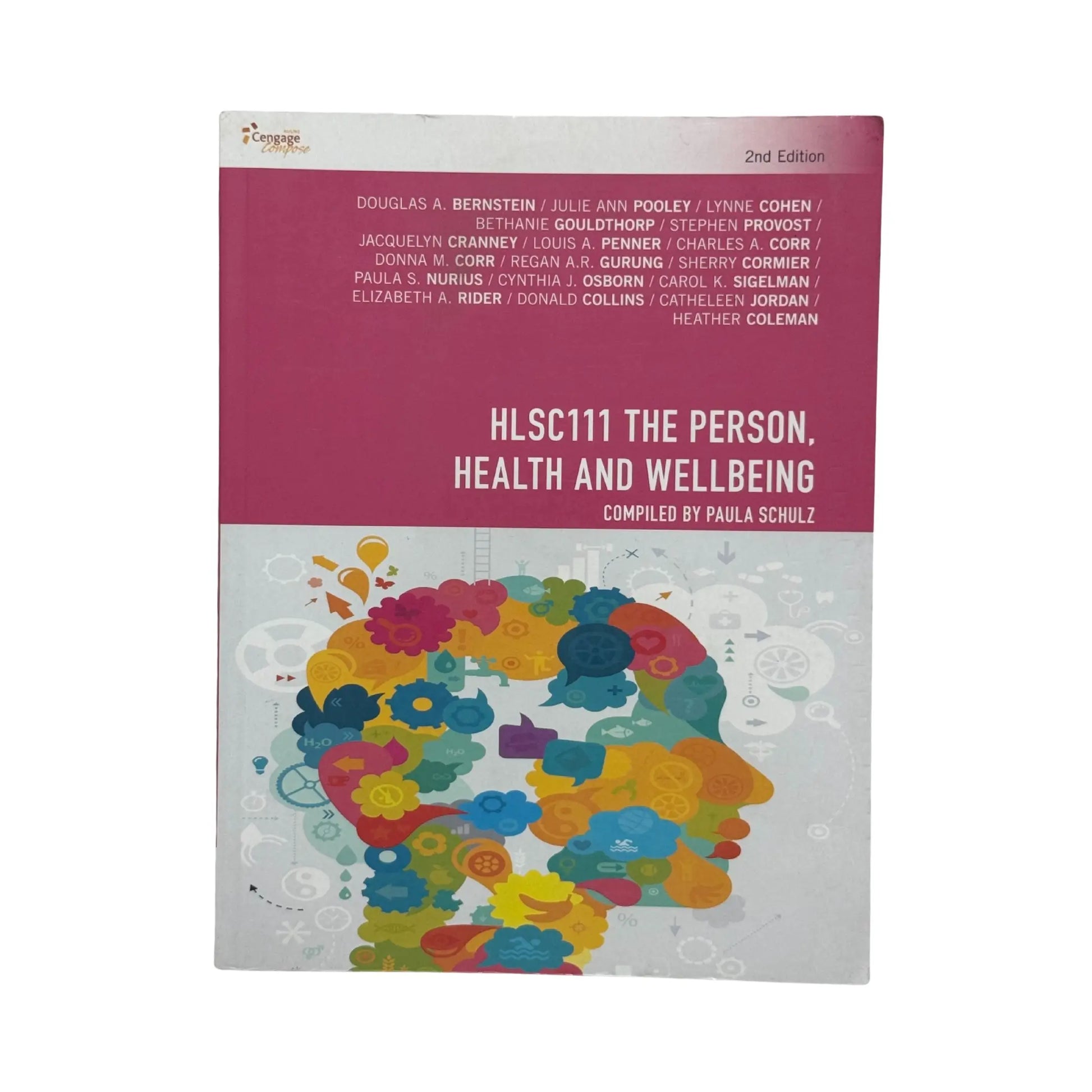 HLSC111: The Person, Health and Wellbeing by Bernstein original health science textbook cover