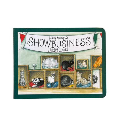 Hairy Maclary's Showbusiness by Lynley Dodd original children's picture book cover