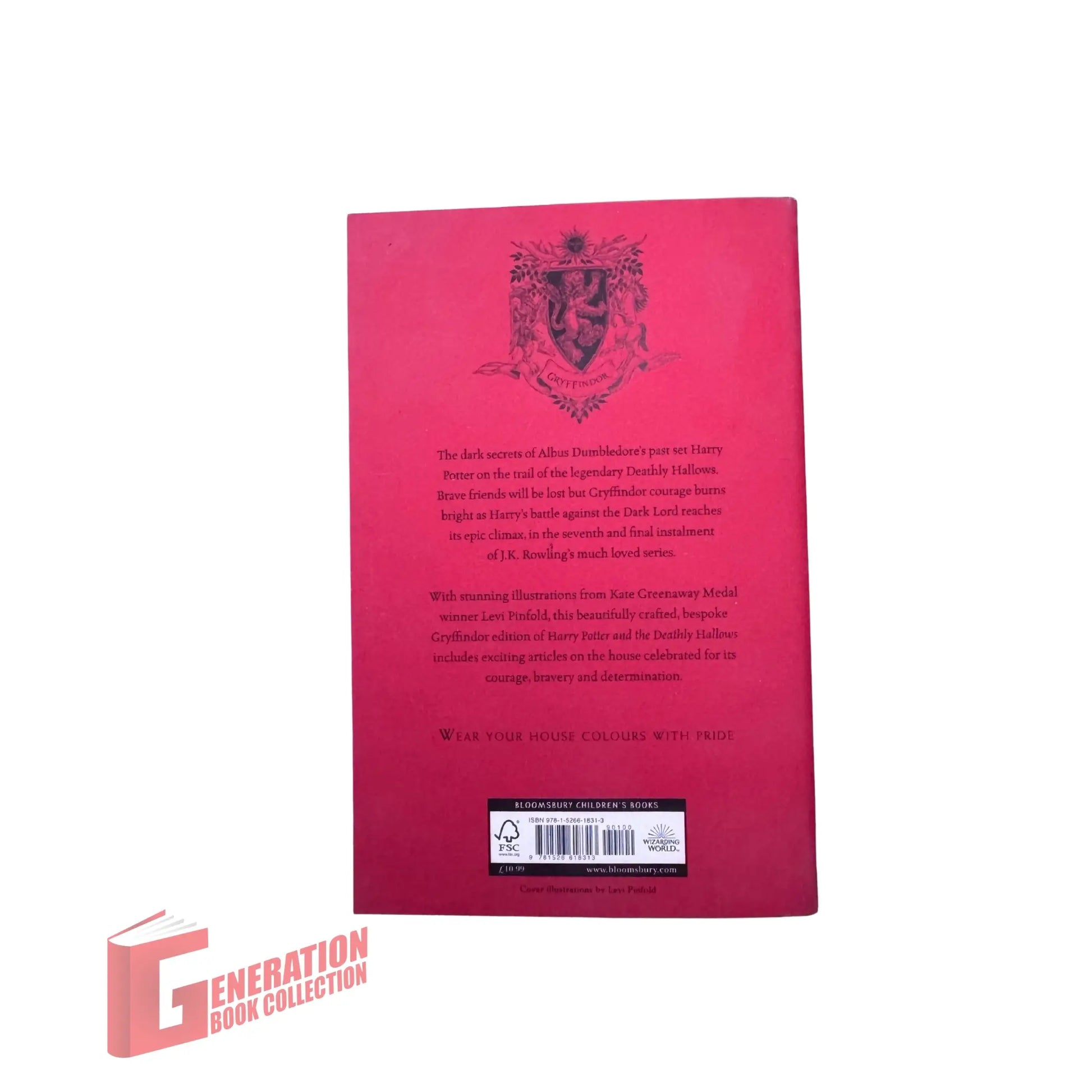 Back cover details of Harry Potter and the Deathly Hallows imported edition