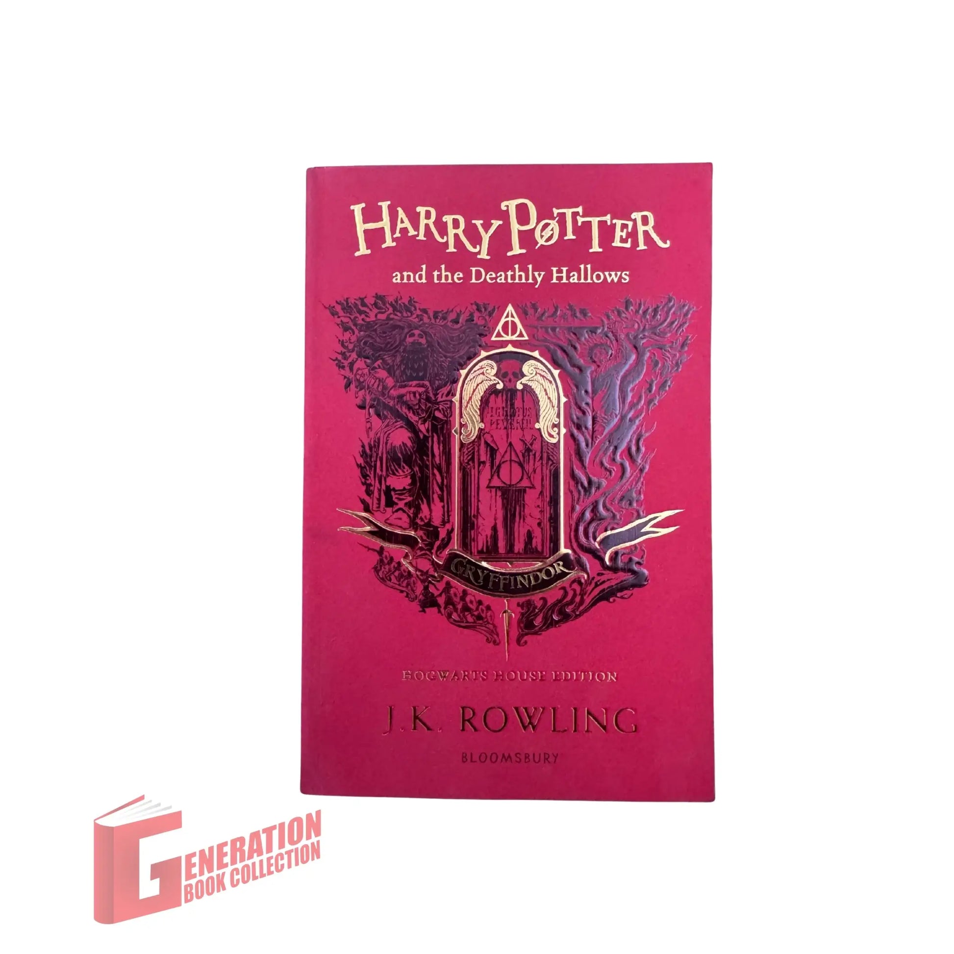 Harry Potter and the Deathly Hallows by J.K. Rowling original book cover