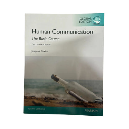 The front cover of Human Communication: The Basic Course by Joseph A. DeVito, available as an original imported copy at Generation Books Collection Pakistan.