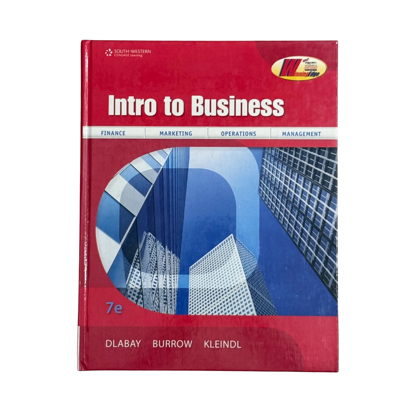 Official cover of Intro to Business by Dlabay, Burrow, and Kleindl, a genuine imported business textbook.
