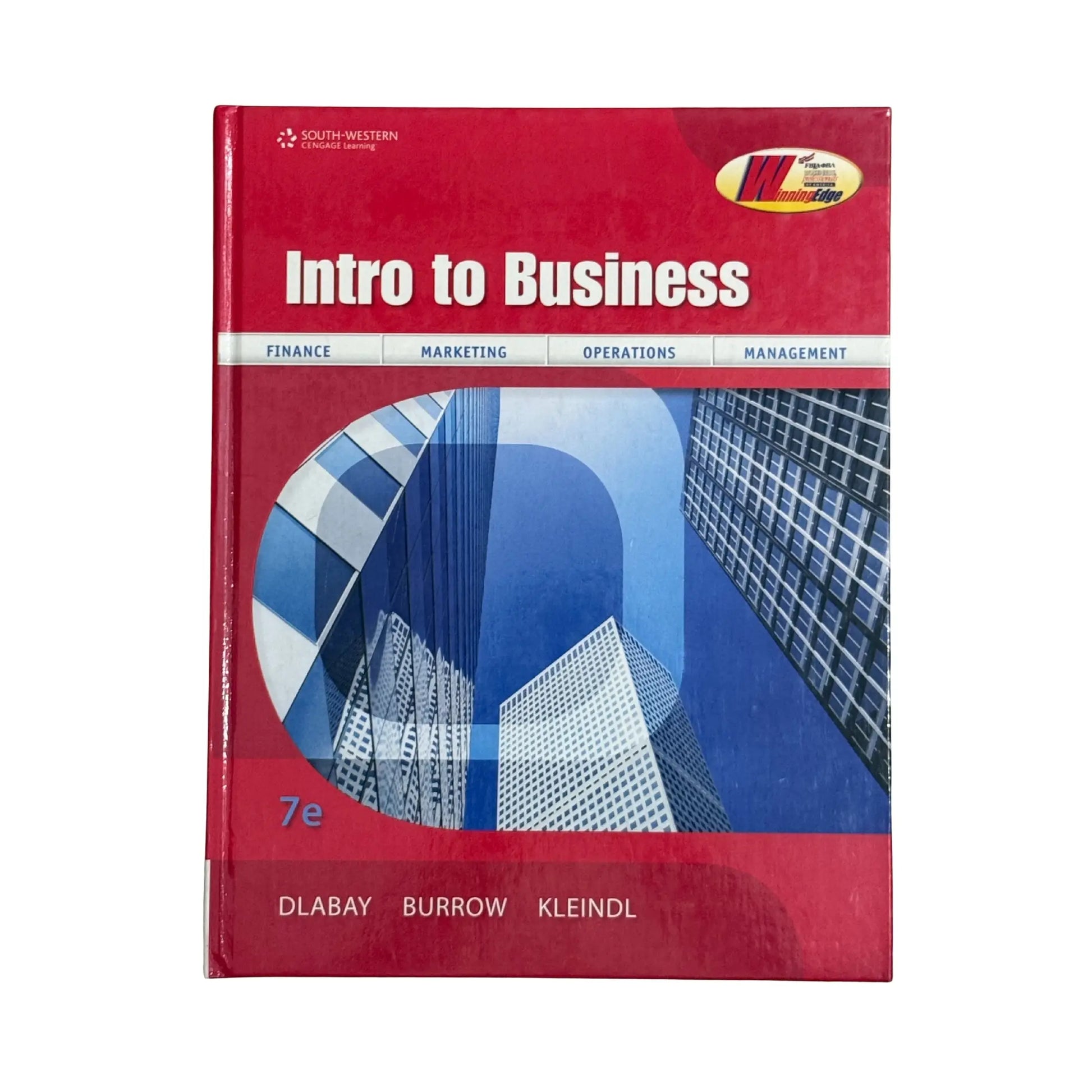 Official cover of Intro to Business by Dlabay, Burrow, and Kleindl, a genuine imported business textbook.