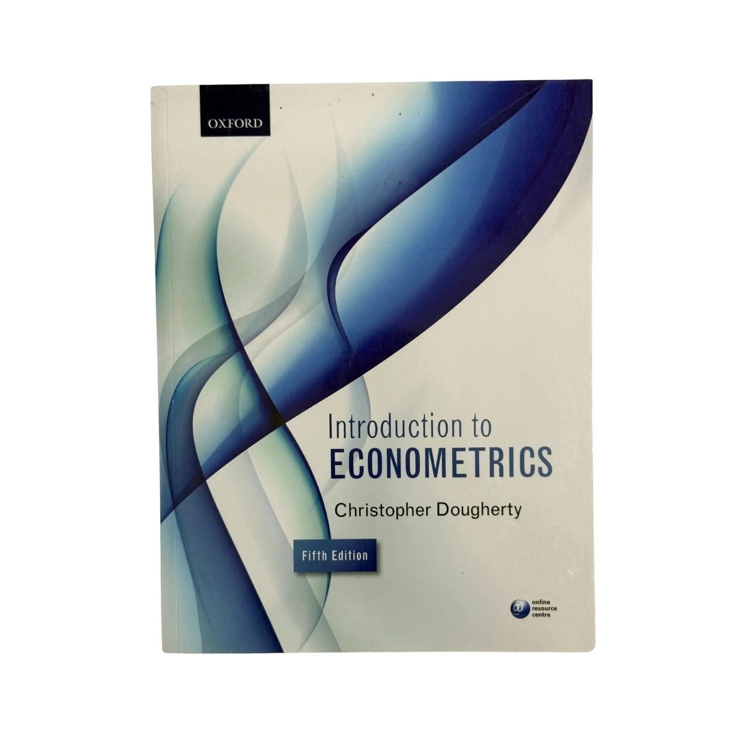 Introduction to Econometrics by Christopher Dougherty original Oxford University Press textbook cover