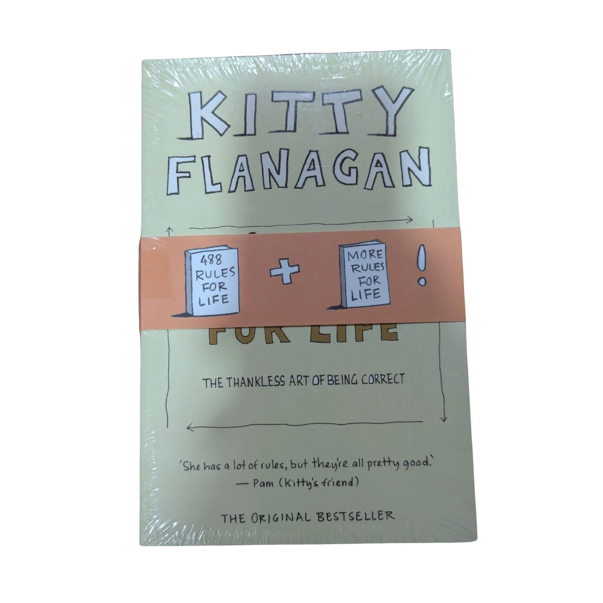Back cover of Kitty Flanagan's Complete Set of Rules, ISBN 9781761066634.