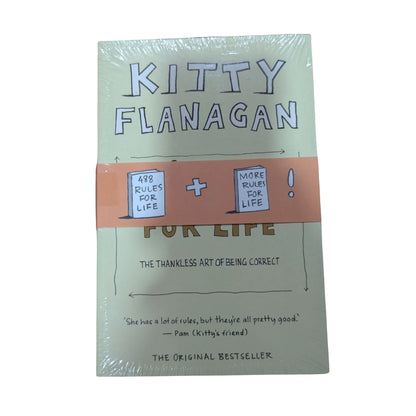 Back cover of Kitty Flanagan's Complete Set of Rules, ISBN 9781761066634.