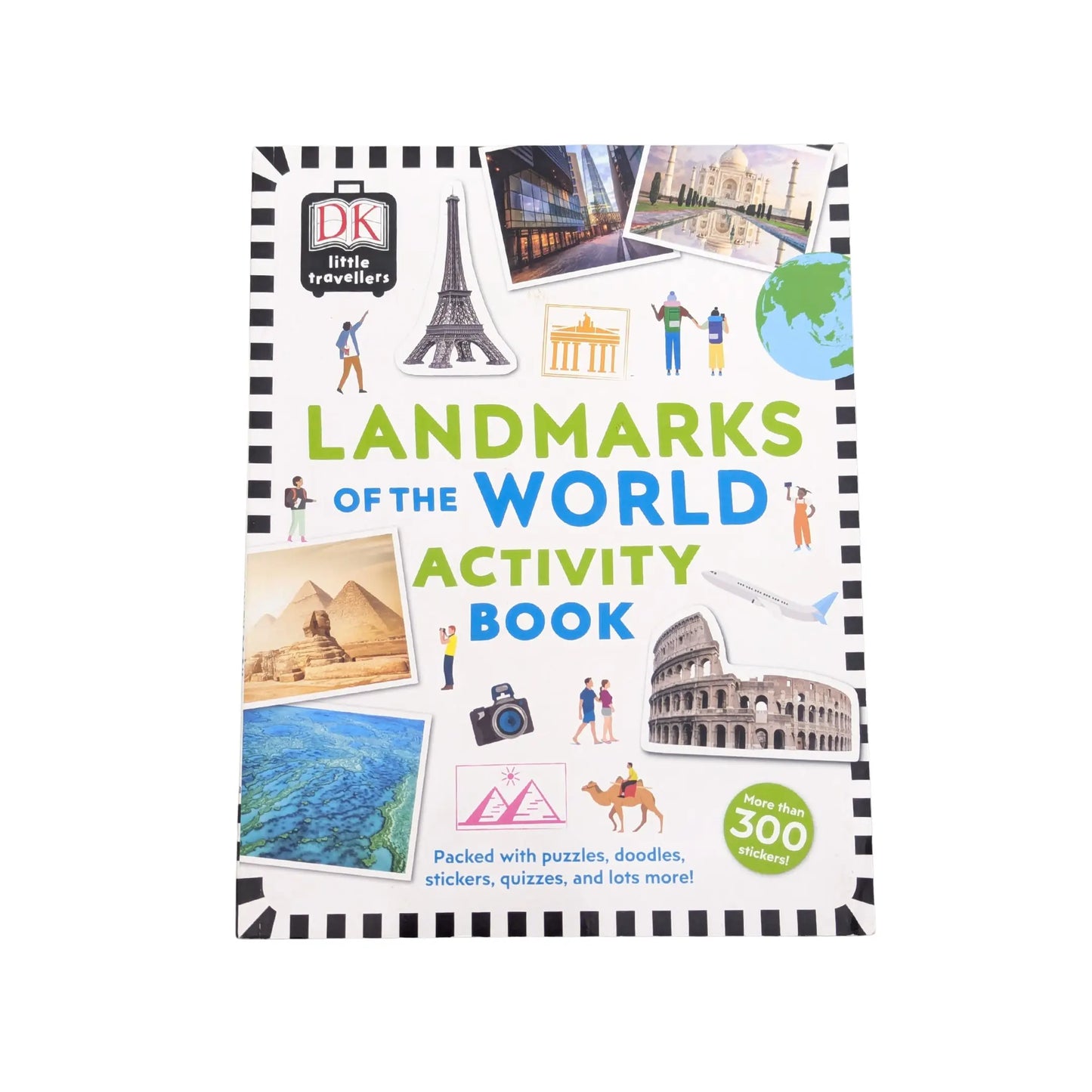 Landmarks of the World Activity Book by DK original educational kids book cover