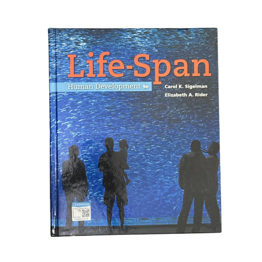 Life-Span Human Development by Sigelman and Rider original academic psychology textbook cover