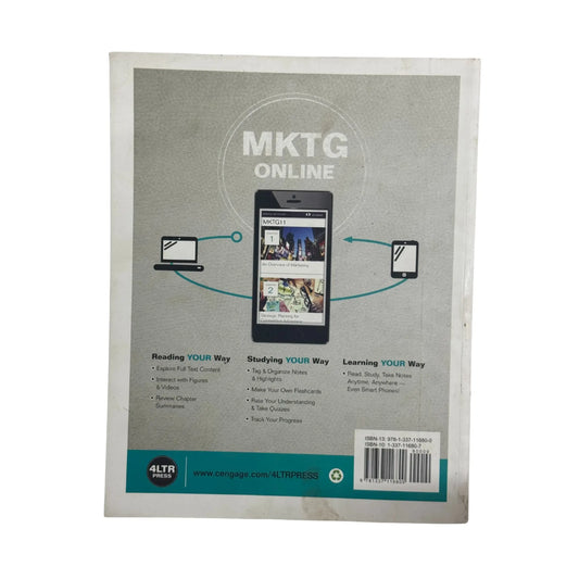 MKTG (with MKTG Online, 1 term (6 months) Printed Access Card) (New, Engaging Titles from 4LTR Press)
