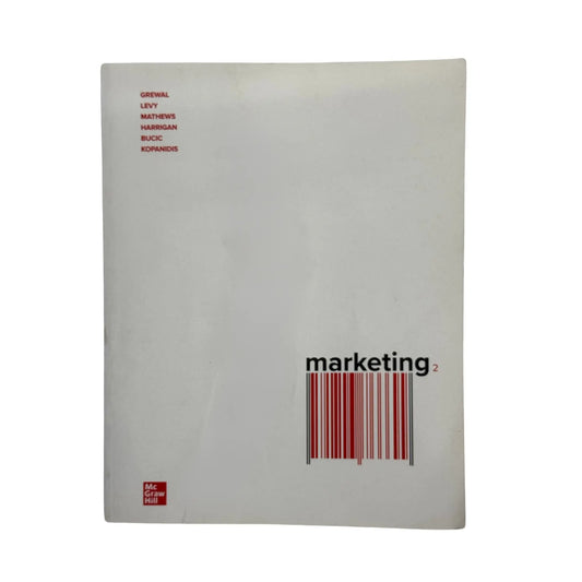 M: Marketing by Dhruv Grewal original McGraw-Hill textbook cover