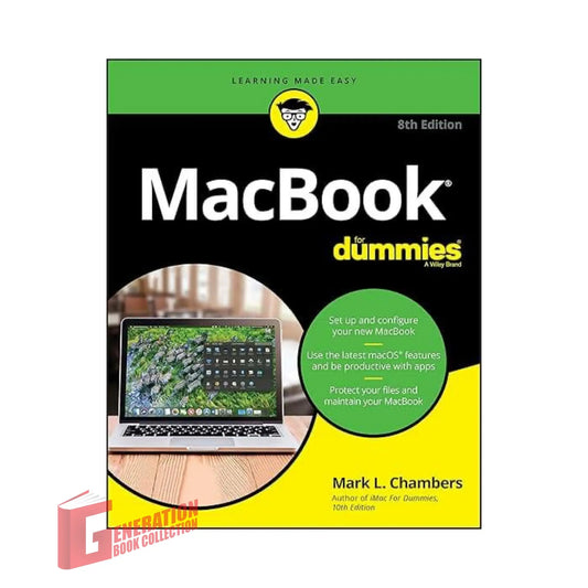 MacBook For Dummies 8th Edition by Mark L. Chambers original tech guide book cover