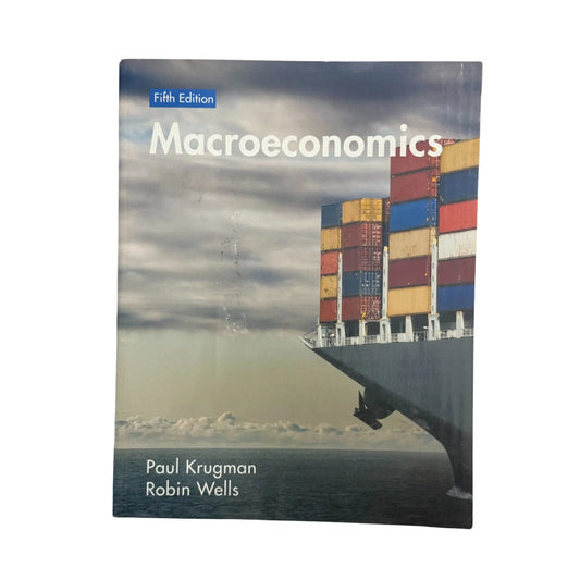 Macroeconomics by Paul Krugman and Robin Wells original Worth textbook cover