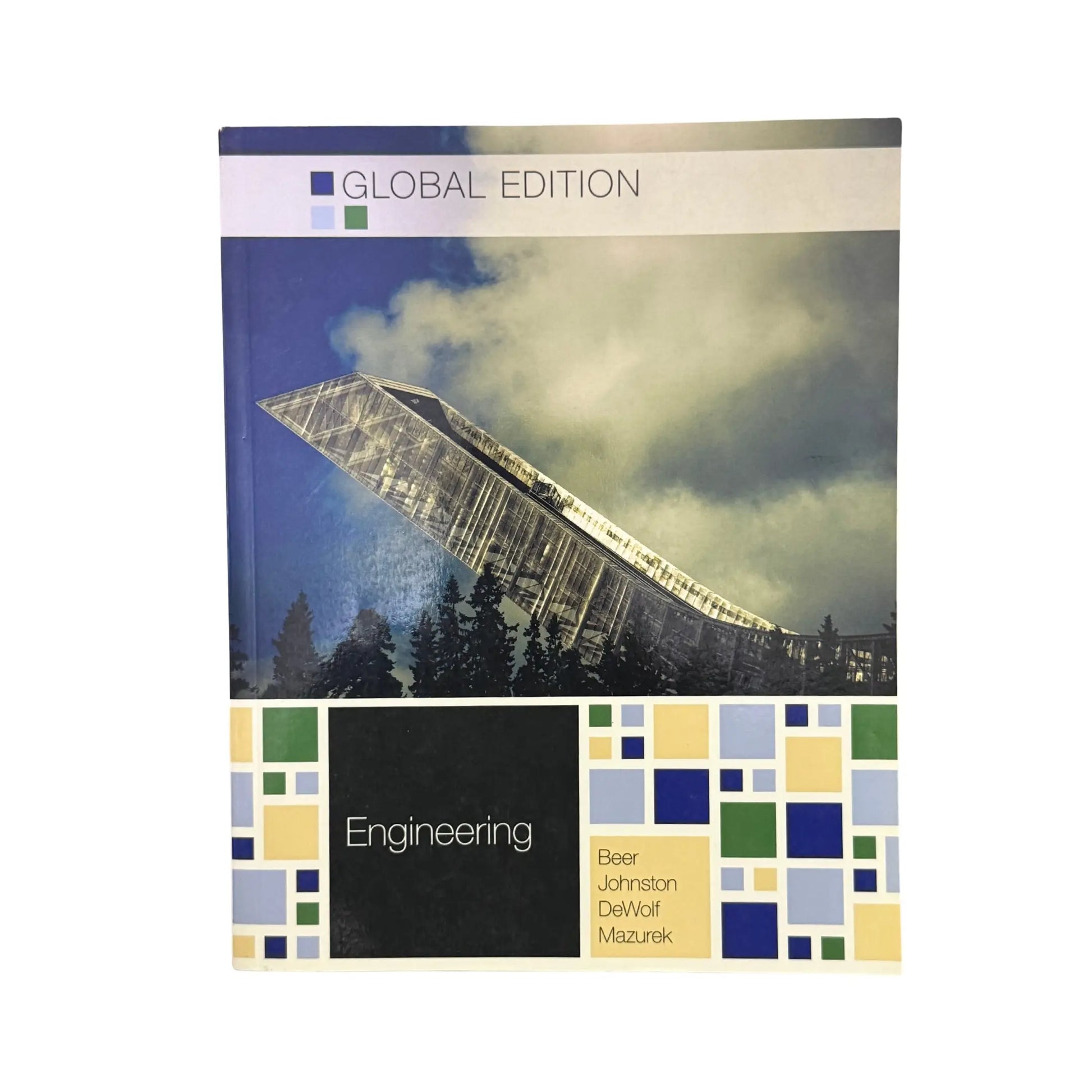 Mechanics of Materials by Ferdinand P. Beer original engineering textbook cover