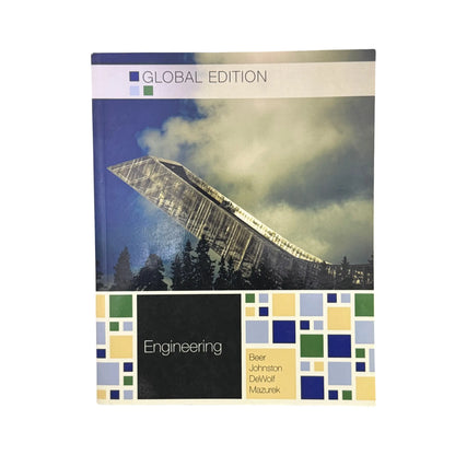 Mechanics of Materials by Ferdinand P. Beer original engineering textbook cover