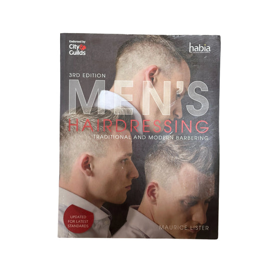 Men's Hairdressing: Traditional and Modern Barbering by Maurice Lister original barbering textbook cover