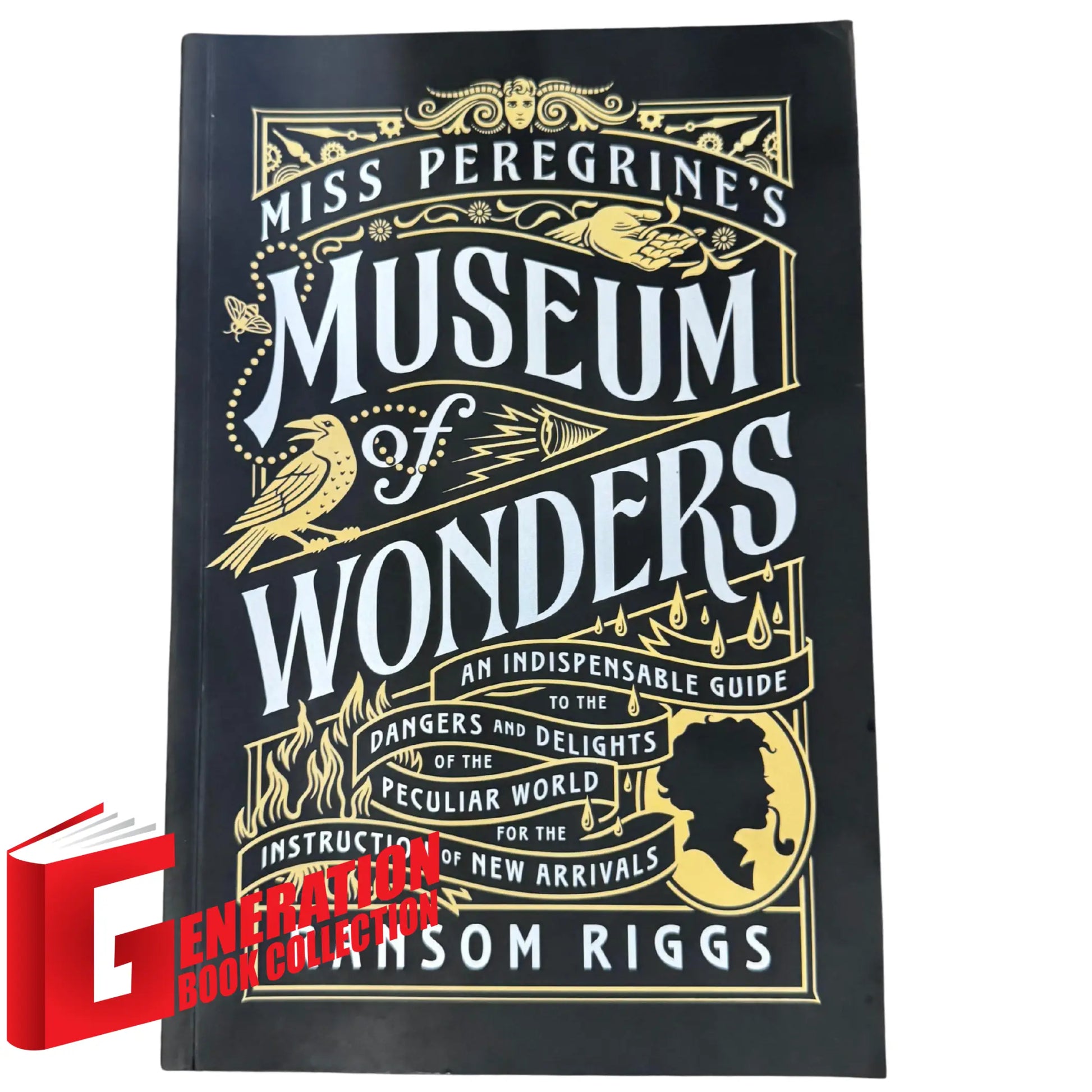 Miss Peregrine's Museum of Wonders by Ransom Riggs original fantasy guide cover