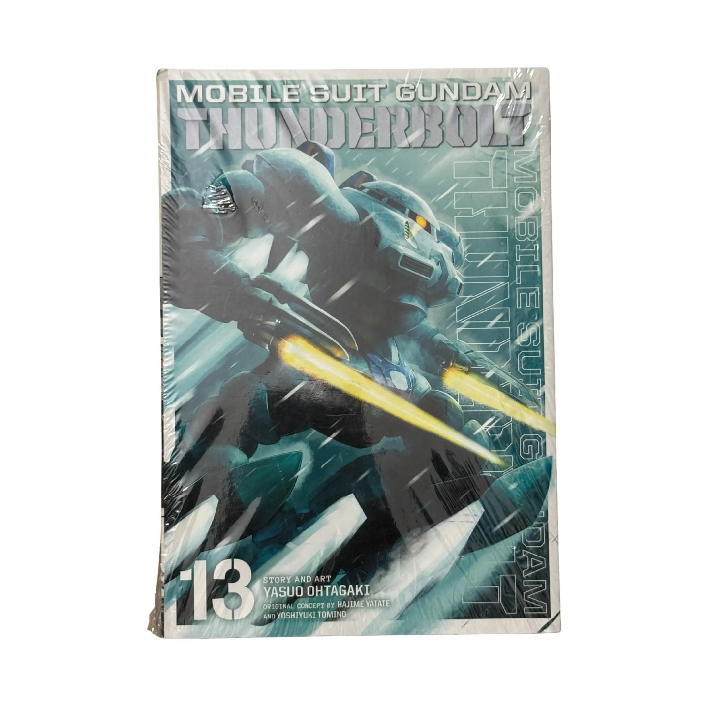 Official cover of Mobile Suit Gundam Thunderbolt, Vol. 13 by Yasuo Ohtagaki, a genuine imported manga volume.