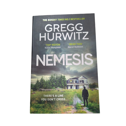 Front cover of Nemesis by Gregg Hurwitz, the tenth novel in the Orphan X thriller series.