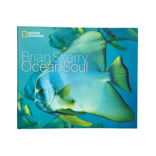 Official front cover of Ocean Soul by Brian Skerry and Gregory Stone, a genuine imported marine photography book.