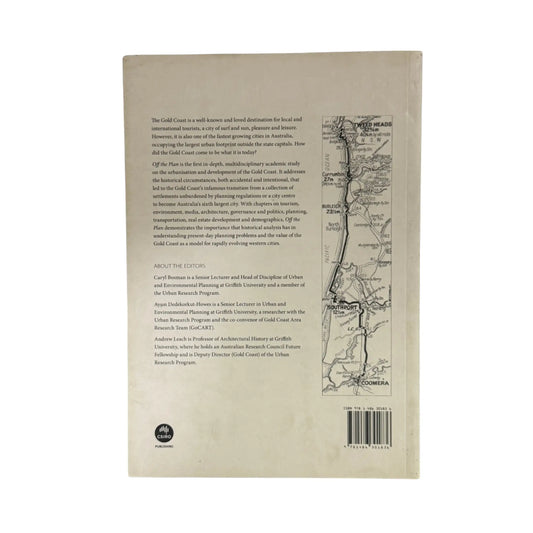 Back cover details of Off the Plan imported edition