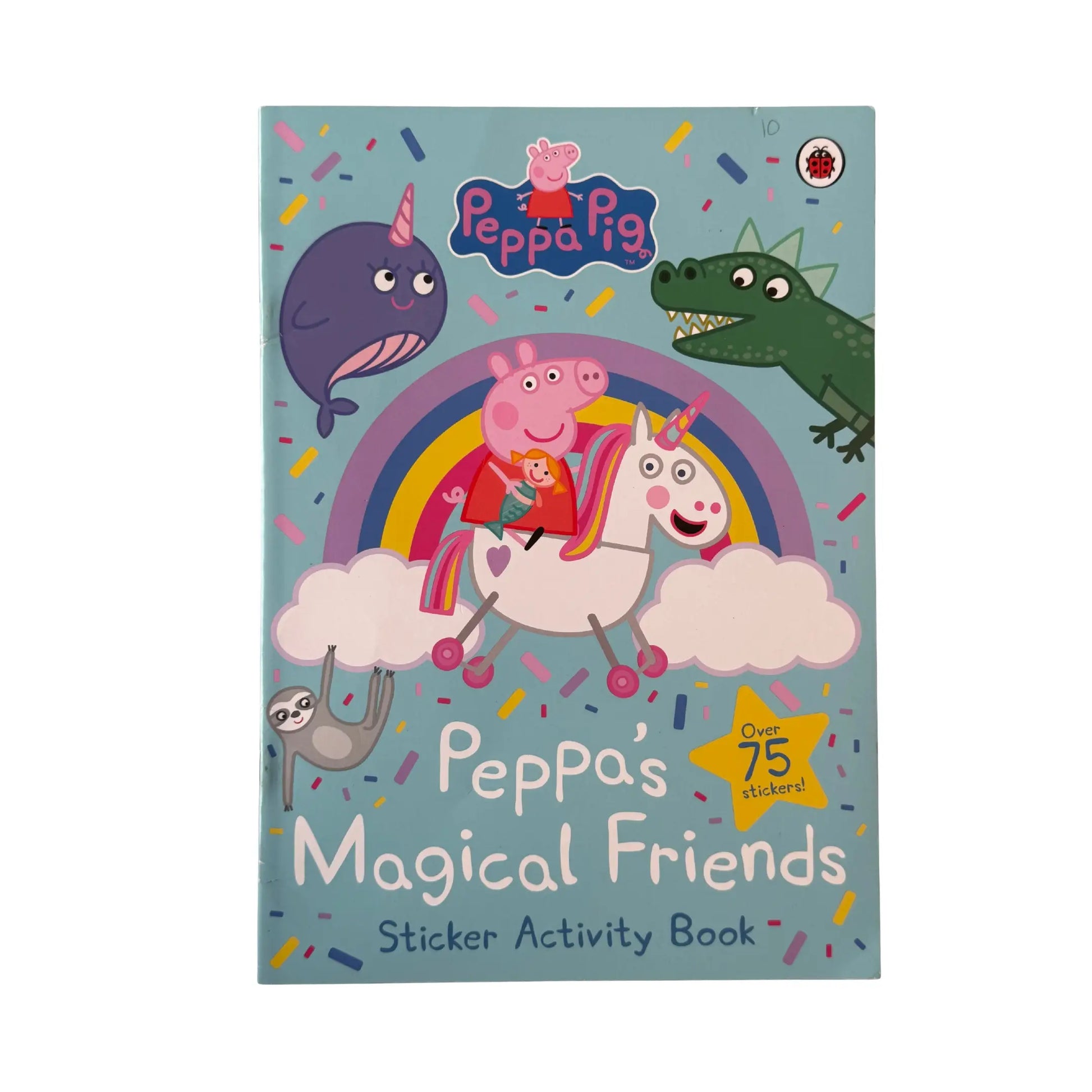 Peppa Pig: Peppa's Magical Friends Sticker Book by Neville Astley original sticker book cover