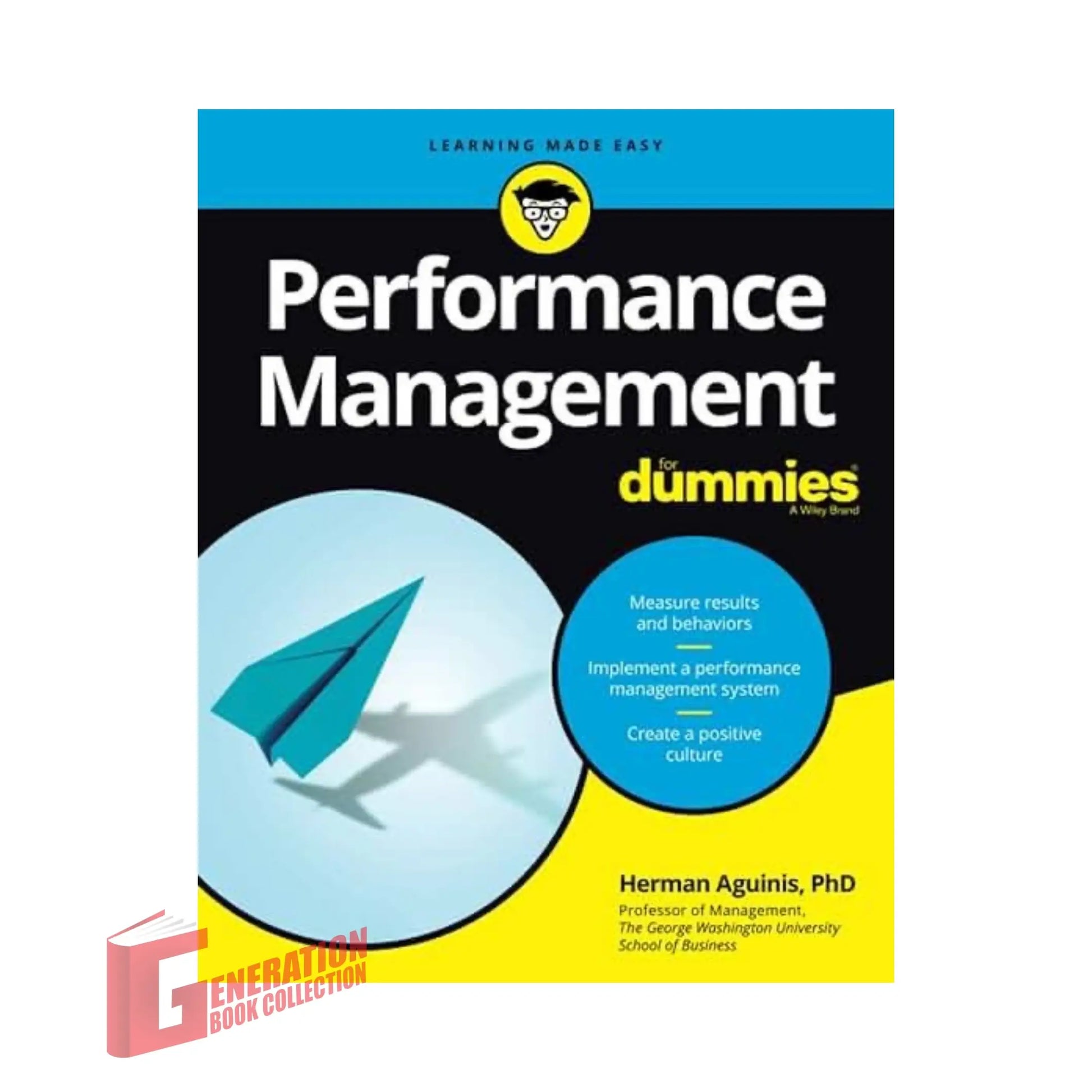 The front cover of Performance Management For Dummies by Herman Aguinis, available as an original imported copy at Generation Books Collection Pakistan.