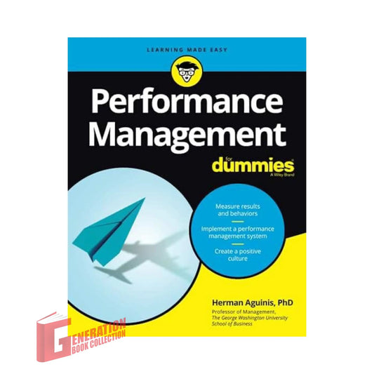 The front cover of Performance Management For Dummies by Herman Aguinis, available as an original imported copy at Generation Books Collection Pakistan.
