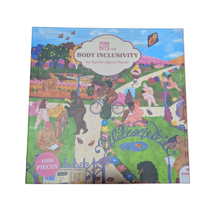 Pink Bits on Body Inclusivity: A 1000-Piece Equality Jigsaw Puzzle