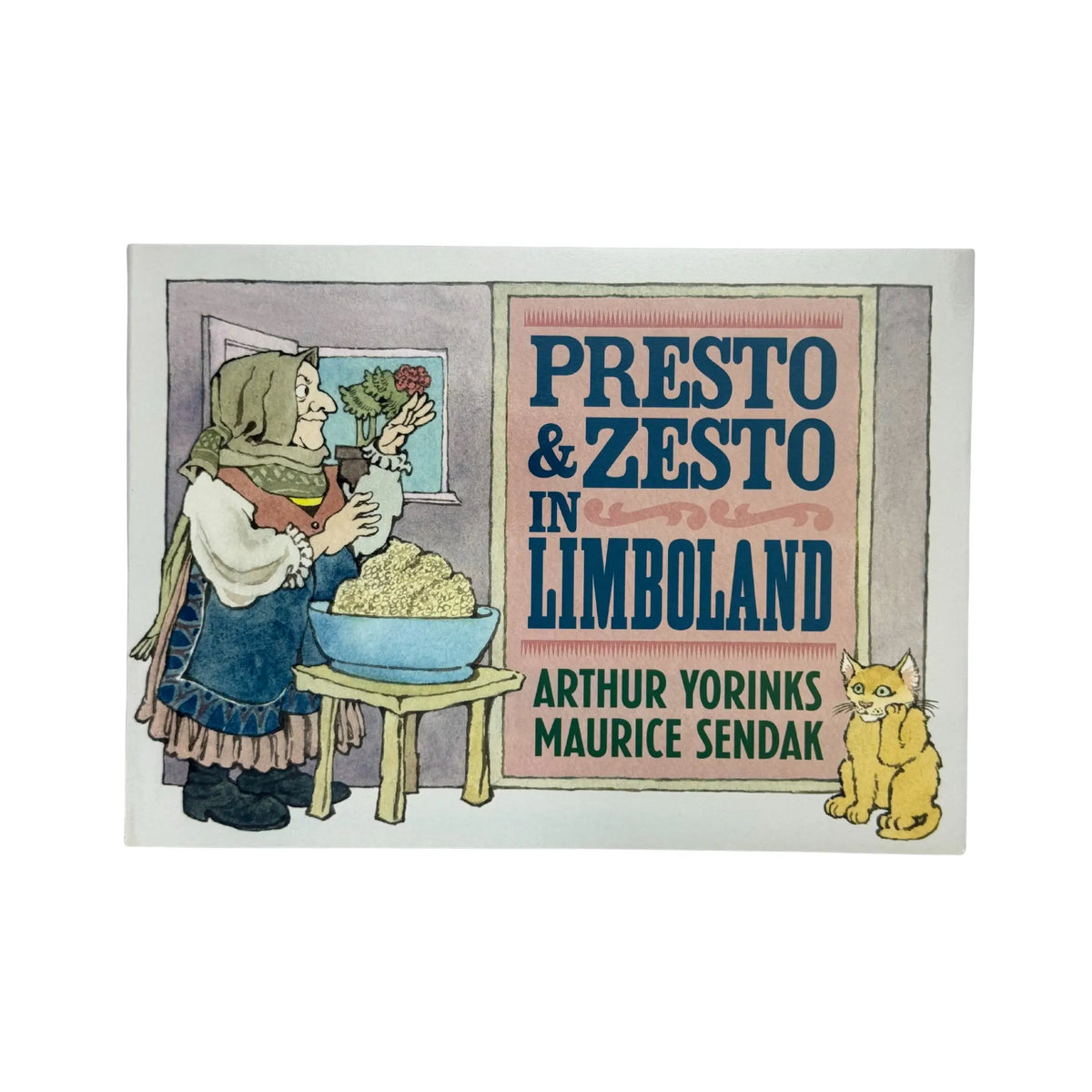 The front cover of Presto and Zesto in Limboland by Arthur Dorros and Maurice Sendak, available as an original imported copy at Generation Books Collection Pakistan.