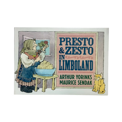 The front cover of Presto and Zesto in Limboland by Arthur Dorros and Maurice Sendak, available as an original imported copy at Generation Books Collection Pakistan.