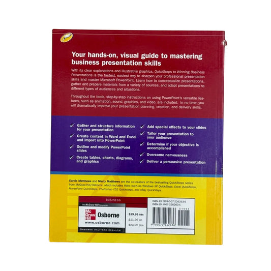 QuickSteps to Winning Business Presentations: Make the Most of Your Powerpoint Presentations